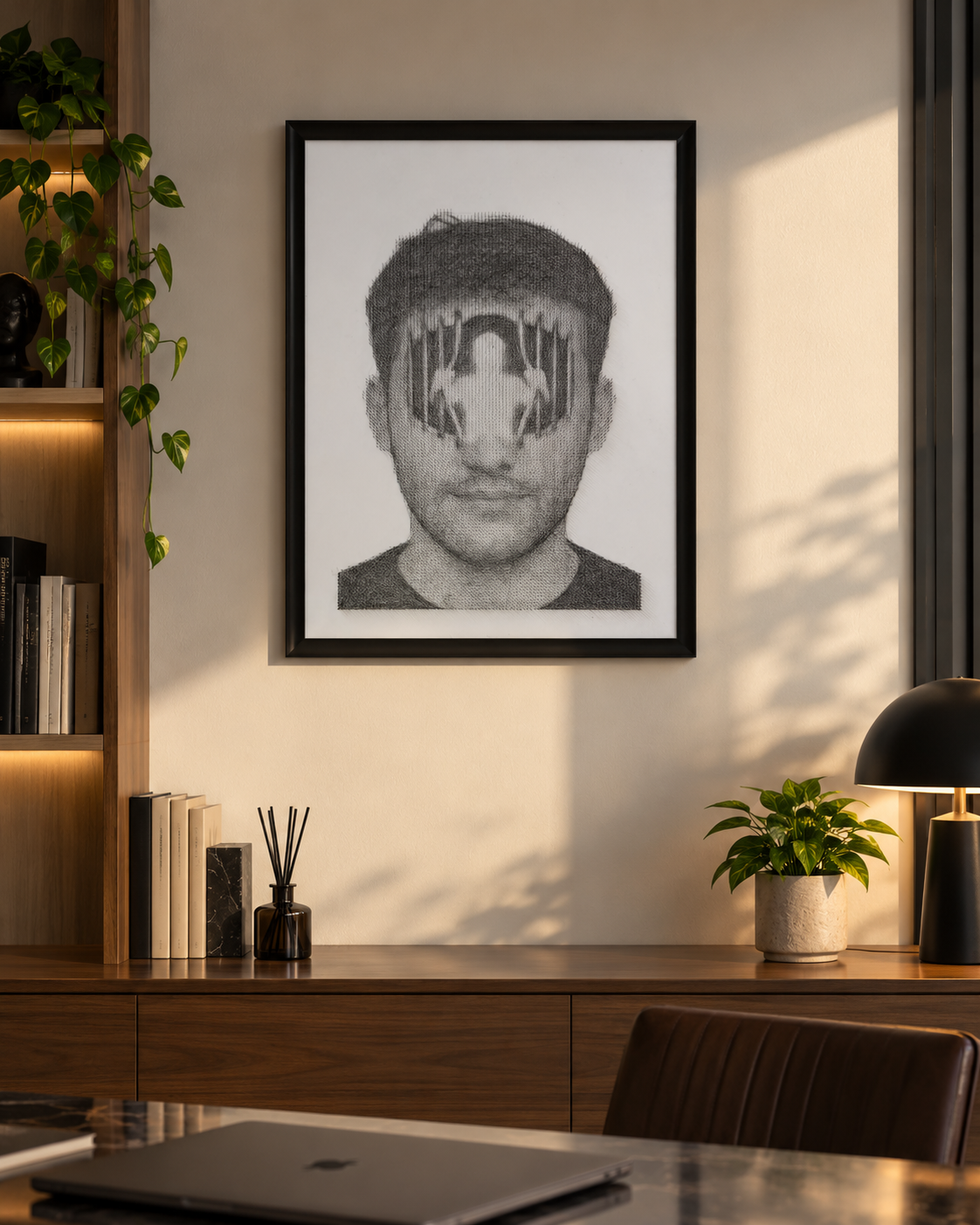 Breaking Free — Thread Art Portrait by Yuvraj Nain, photo 2